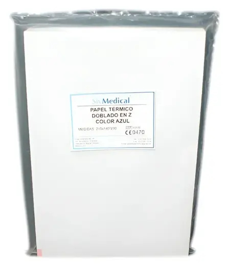 Papel Térmico Doblado En Z  SivMedical 138