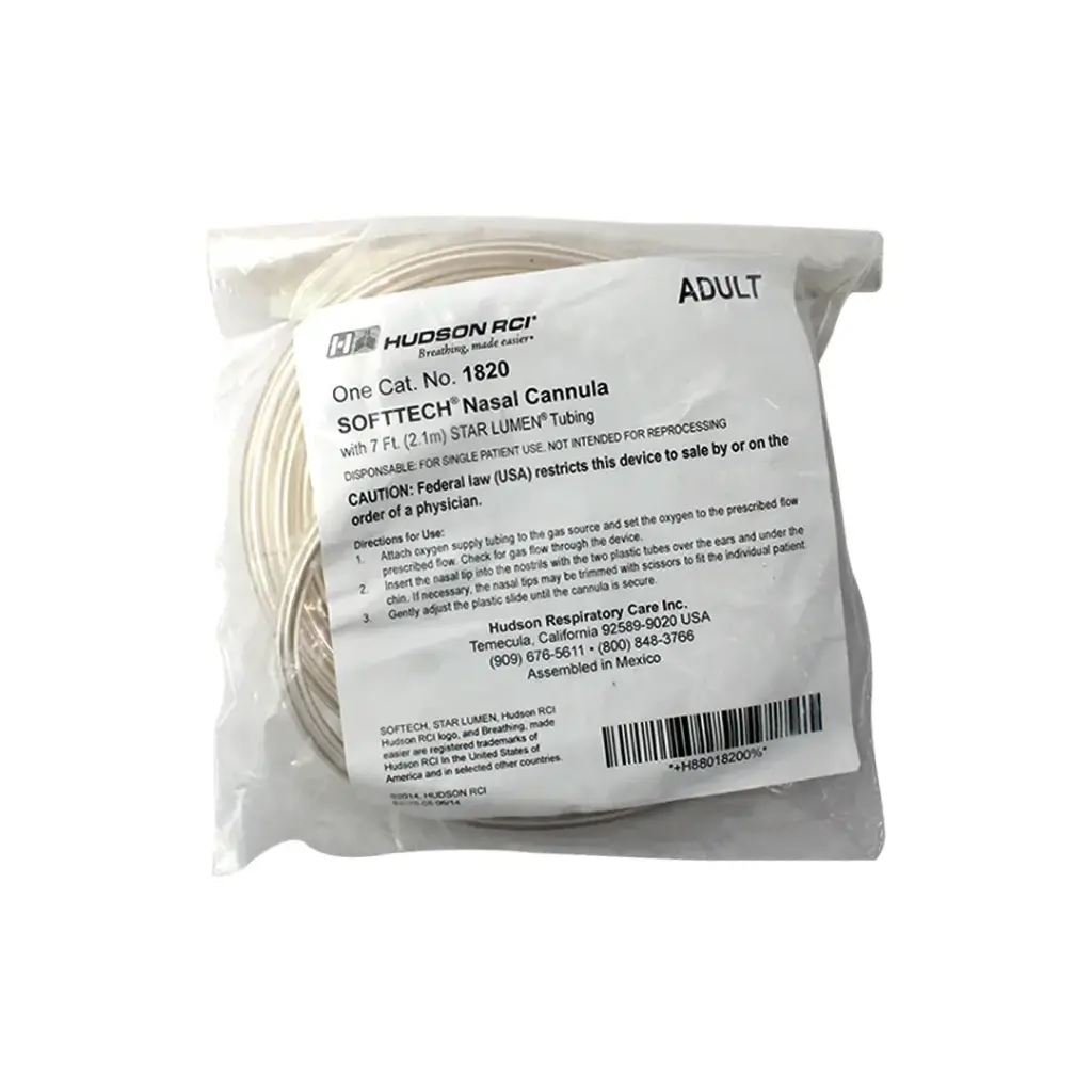 Canula Nasal Softech Adulto 1820 Hudson 1820 7ft. (2.1m)
