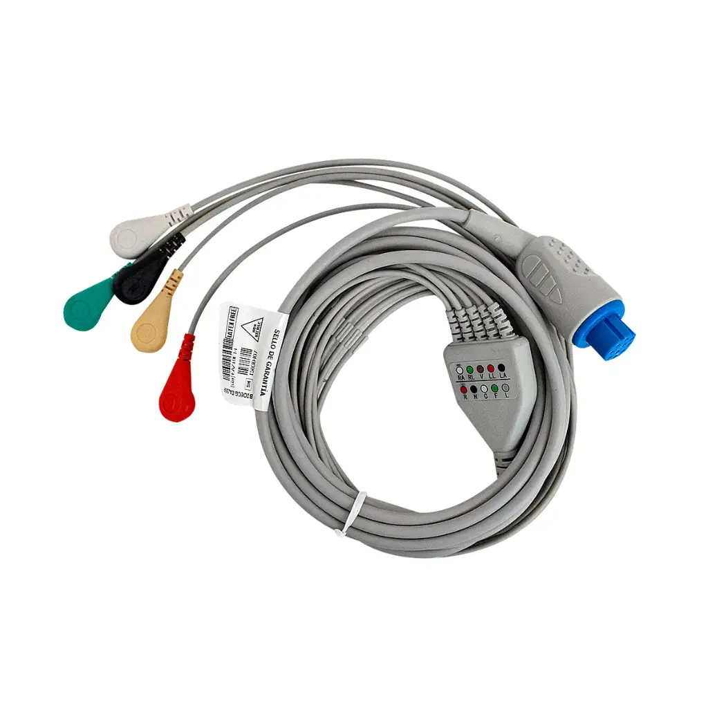 CABLE ECG DE PRESION DE 5 DERIVACIONES BIOECG.DA.S5F