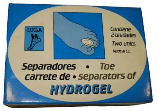 [C8577] Separadores De Hidrogel Para Dedos Del Pie (1 Par) Luga