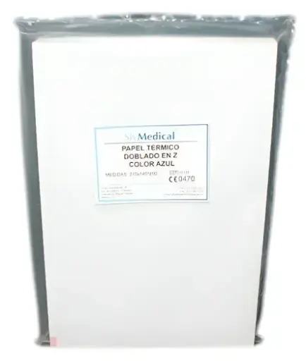 [P4356] Papel Térmico Doblado En Z  SivMedical 138