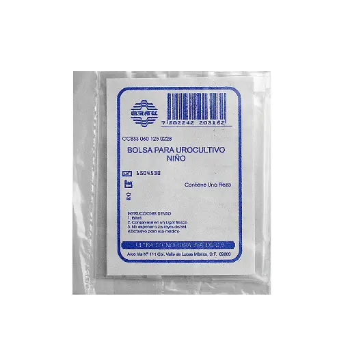 [07502313382161] Bolsa Para Urocultivo Infantil (20 Pzs) ULTRATEC 1504530